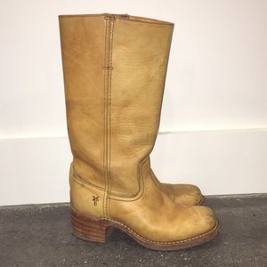 Frye Campus 14L Banana boots